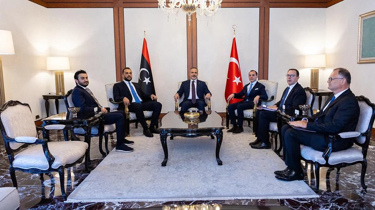 Ankara'da Kritik Libya Mesaisi! Bakan Hakan Fidan Üst Düzey Heyeti Ağırladı