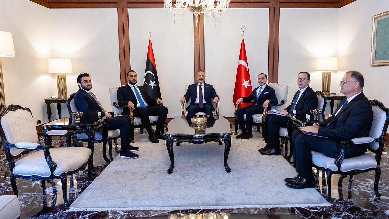 Ankara'da Kritik Libya Mesaisi! Bakan Hakan Fidan Üst Düzey Heyeti Ağırladı